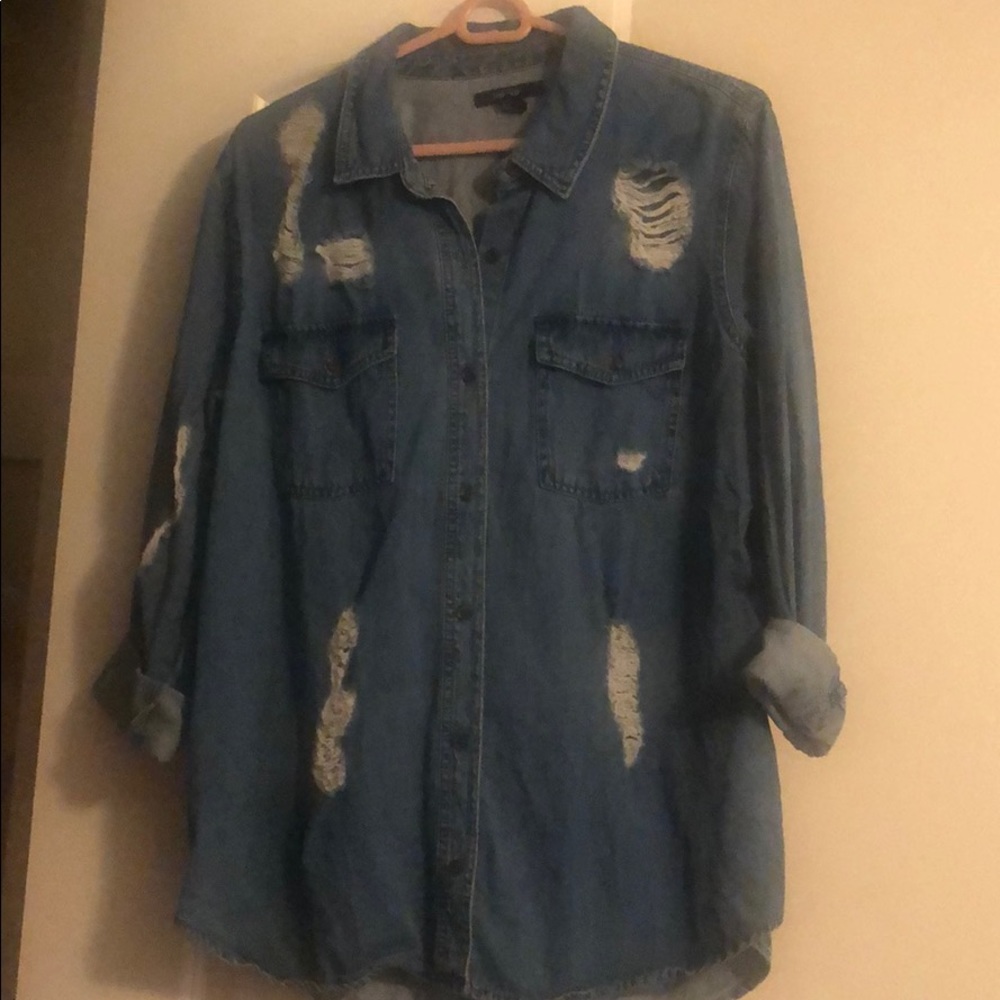 Denim shirt